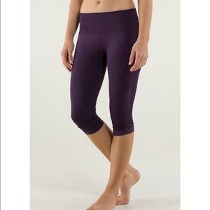 Dark purple lululemon leggings size 4 for sale!